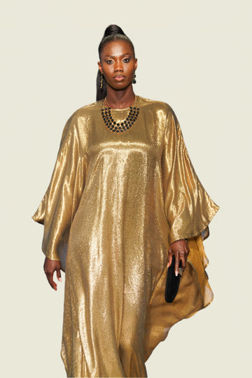 Gold Lame Kaftan